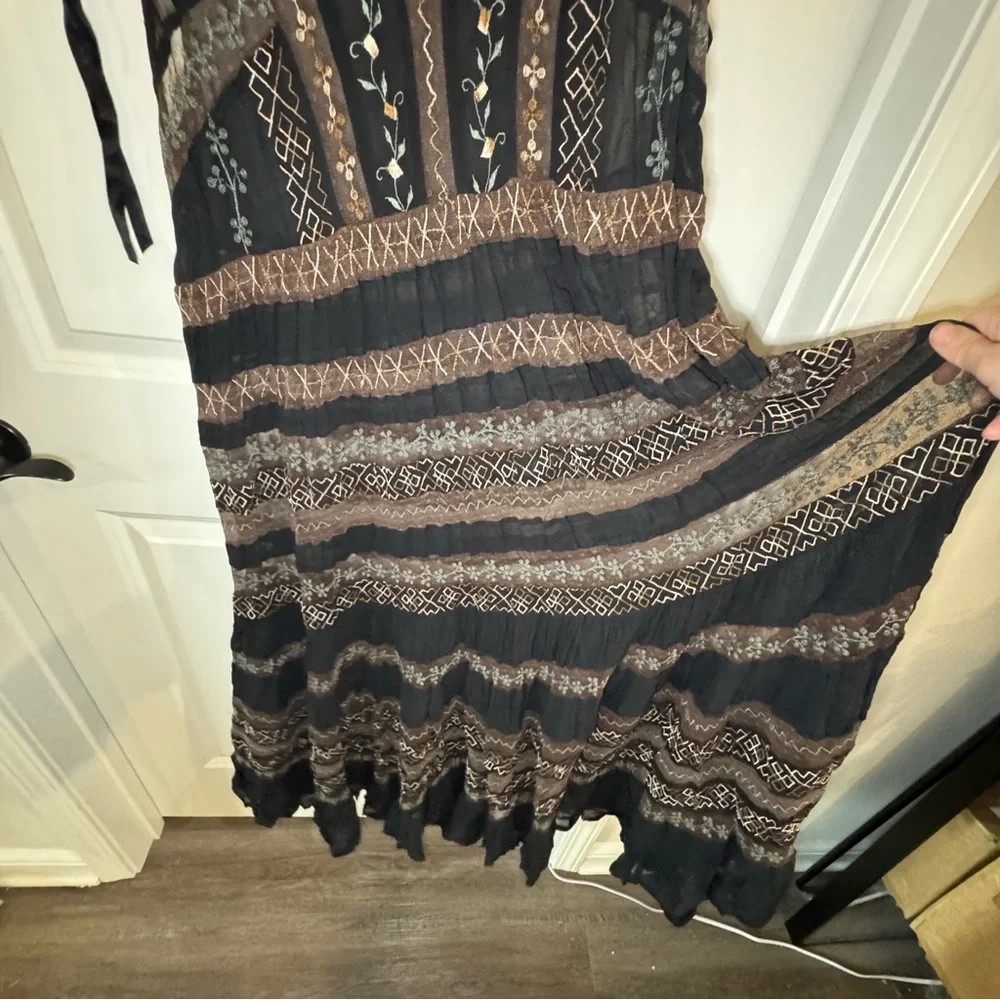 lacey lady maxi dress Free People in Black Alabama Gameday